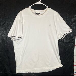 Micheal Kors Striped Sleeve T Shirt